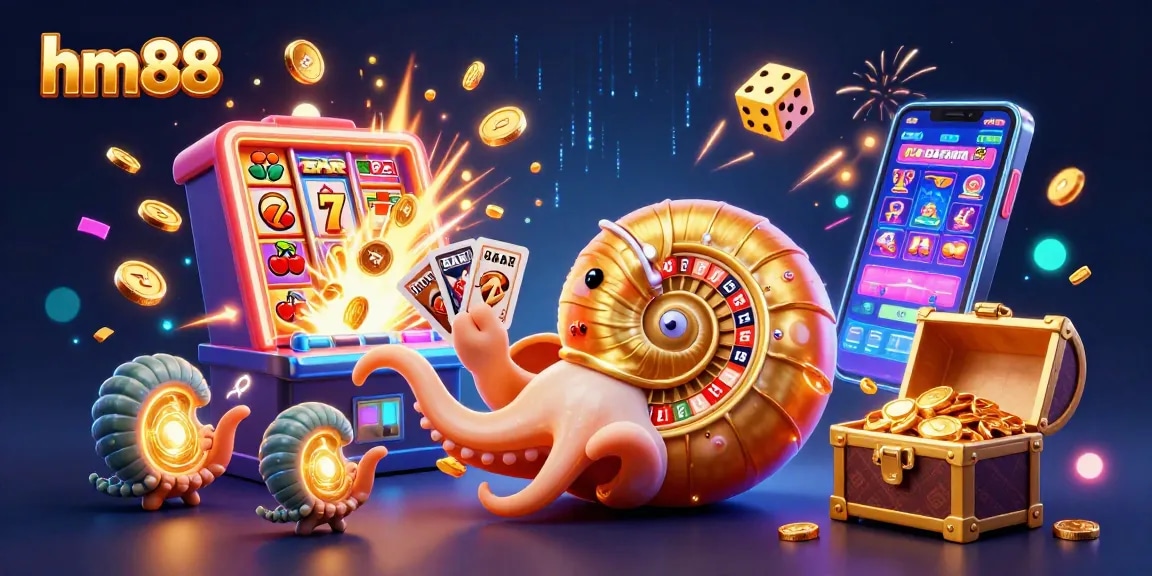Engaging gamers with the hm88 nautilus roulette wheel and vibrant casino elements.