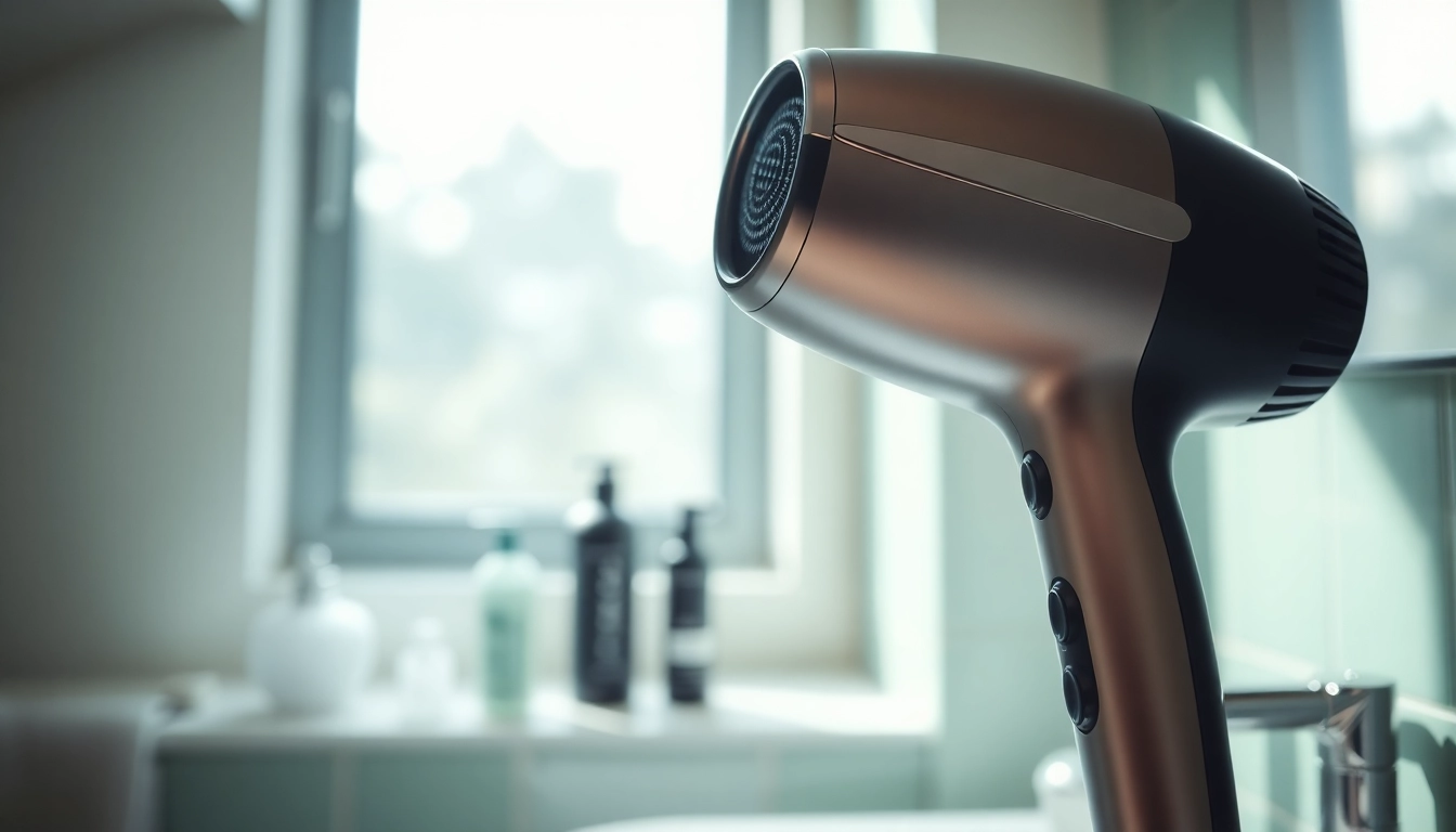 laifen se Haartrockner mit modernem Design und eleganter Ausstrahlung im Bad.