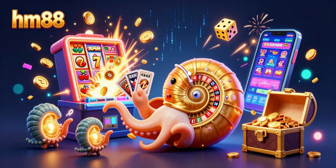 Engaging gamers with the hm88 nautilus roulette wheel and vibrant casino elements.
