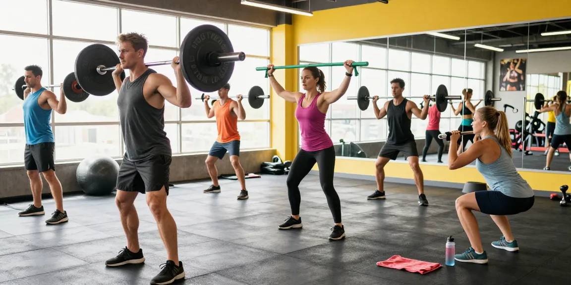 Anabolikashop - Bodybuilder im Fitnessstudio beim Krafttraining. Vibrante Atmosphäre mit Trainingsgeräten und Motivationspostern.
