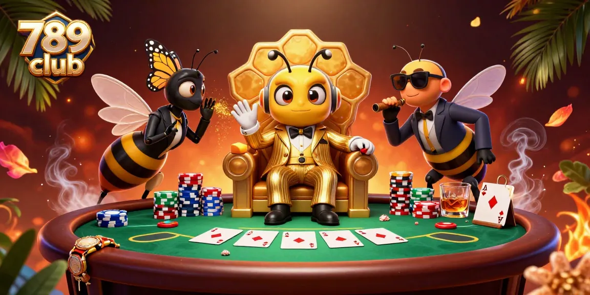 Experience thrilling poker action in 789 club with vibrant characters and dynamic game elements.