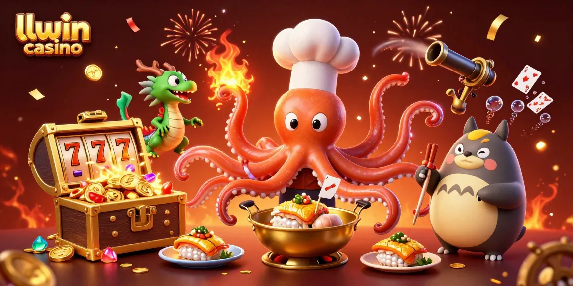 Experience the vibrant action at llwin casino with lively characters and dynamic gaming elements.