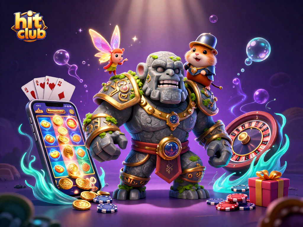Experience the excitement at hit club with vibrant games and charismatic characters.