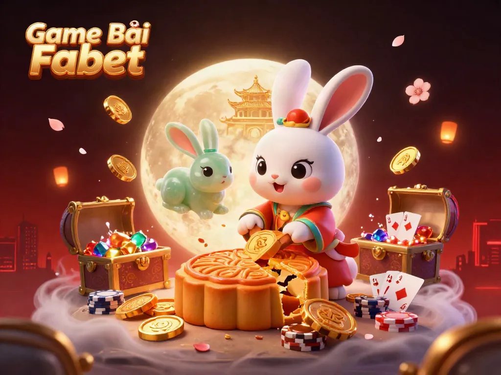 Experience the thrill of Game Bài Fabet with vibrant casino elements and 3D characters in action.