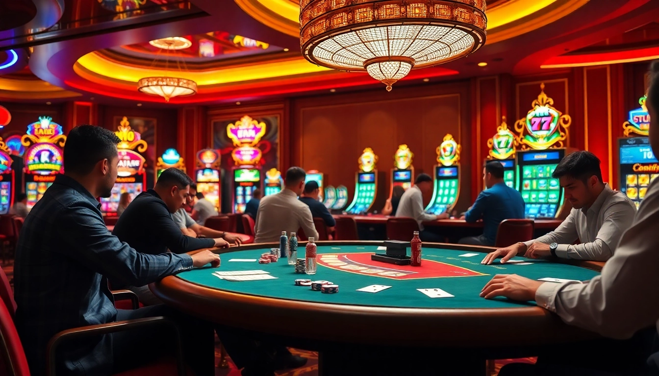 Experience the excitement of Trang Chủ Bet88 with vibrant casino visuals and engaging gaming elements.